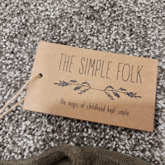 The Simple Folk Olive The Daily Playsuit Romper Kids Size 6-7 Years GOTS OEKO TE - Picture 6 of 8